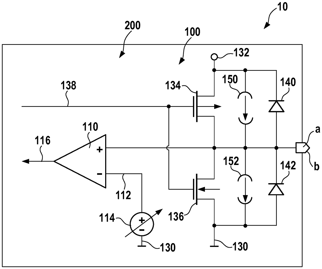 Integrated semiconductor circuit, in particular micro-controller