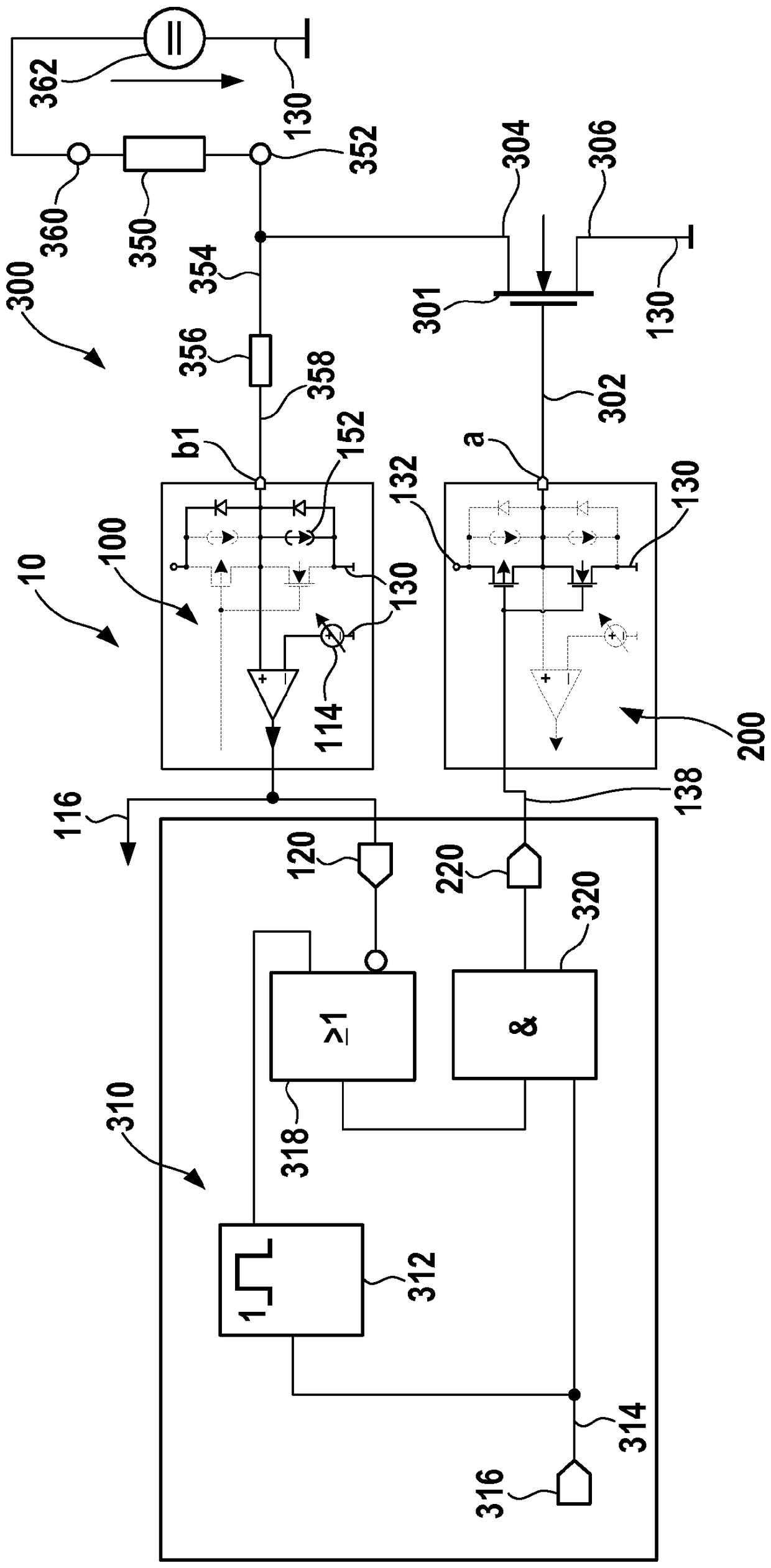 Integrated semiconductor circuit, in particular micro-controller