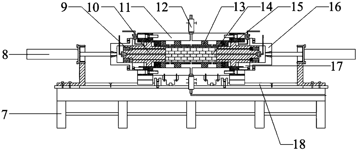 Micro-crack triaxial stress seepage grouting test system and its application method