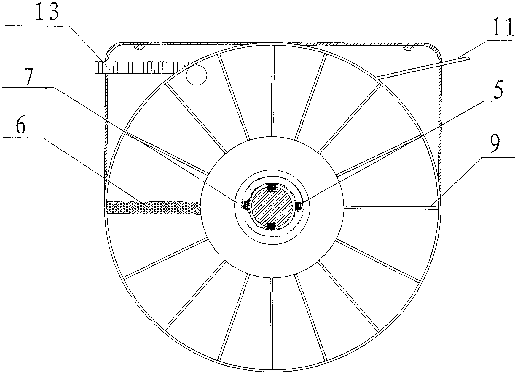 Automatic mop washing machine