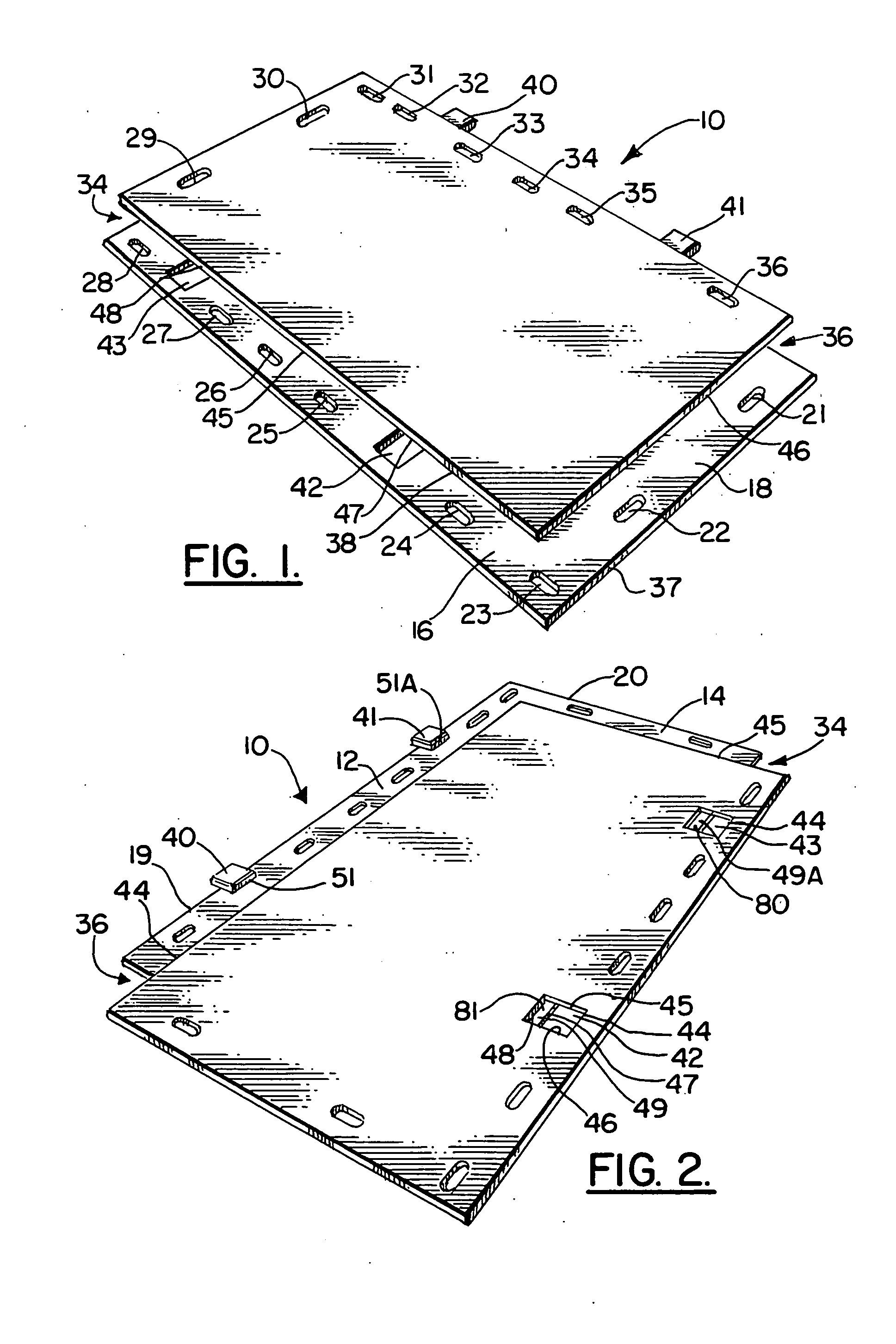 Overlapping secured mat system