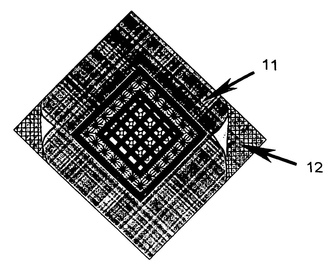 Hardanger machine embroidery and method