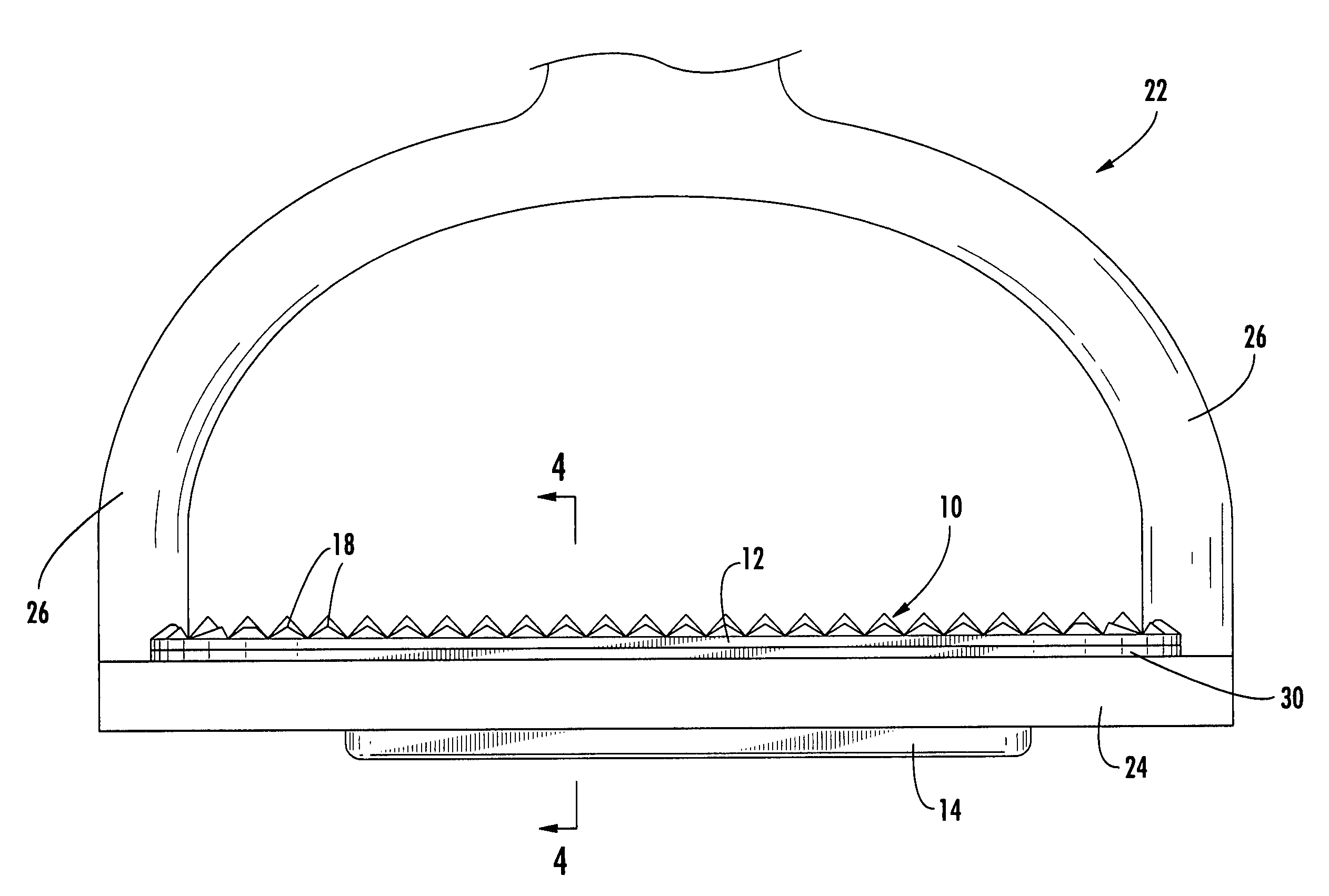 Traction stirrup insert