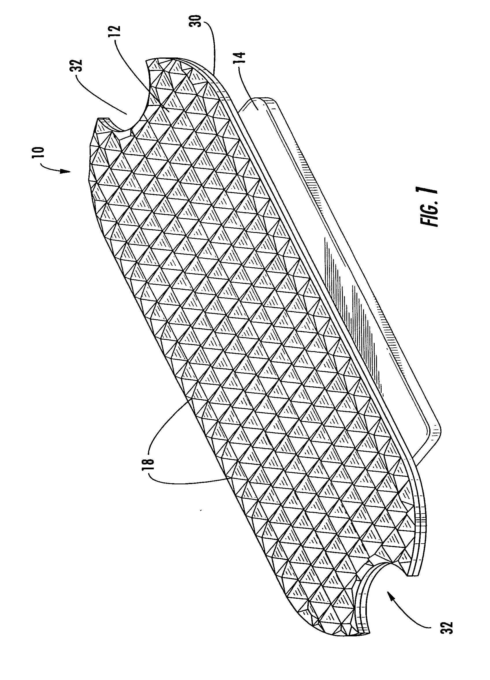 Traction stirrup insert