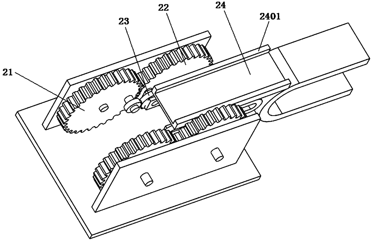 Silicon wafer conveying mechanism between screen printing machine and sintering furnace