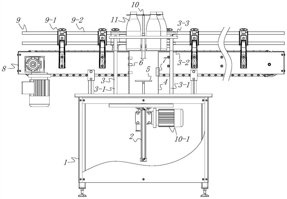 An online light inspection device for case packing machine