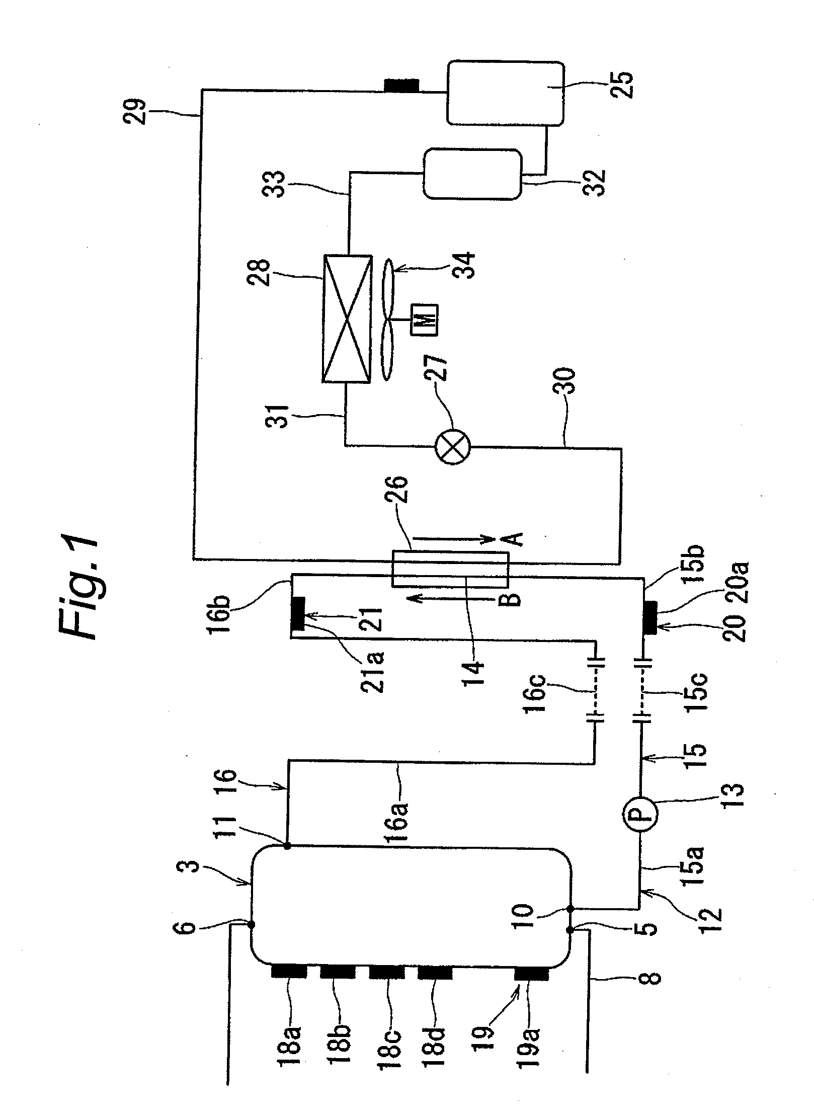 Malfunction detection device for hot water supplier