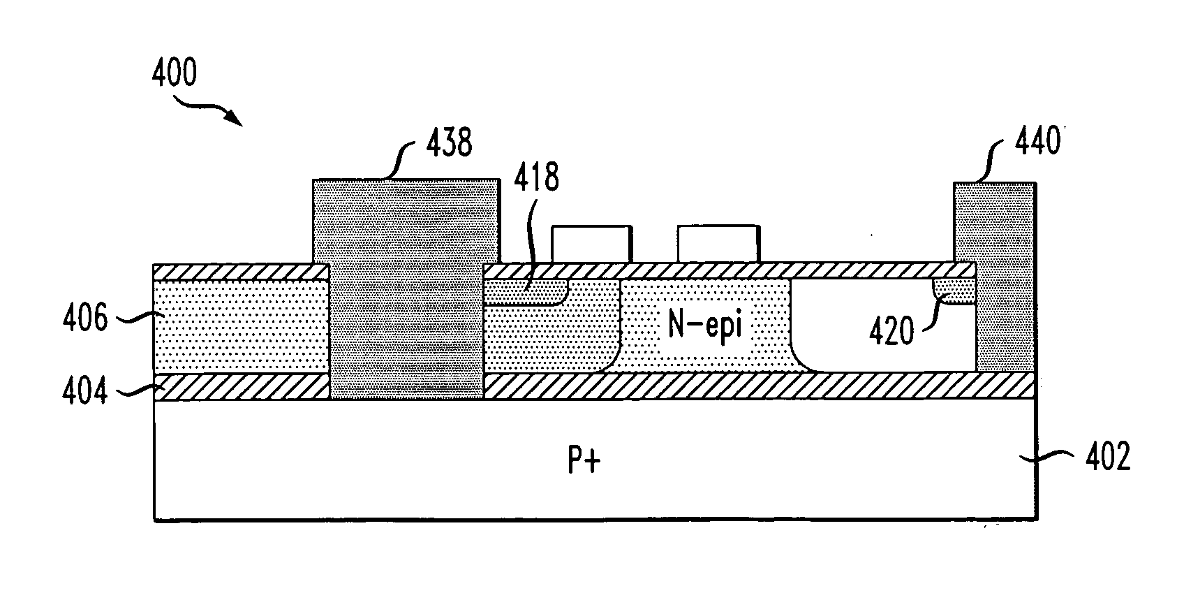 Metal-oxide-semiconductor device formed in silicon-on-insulator