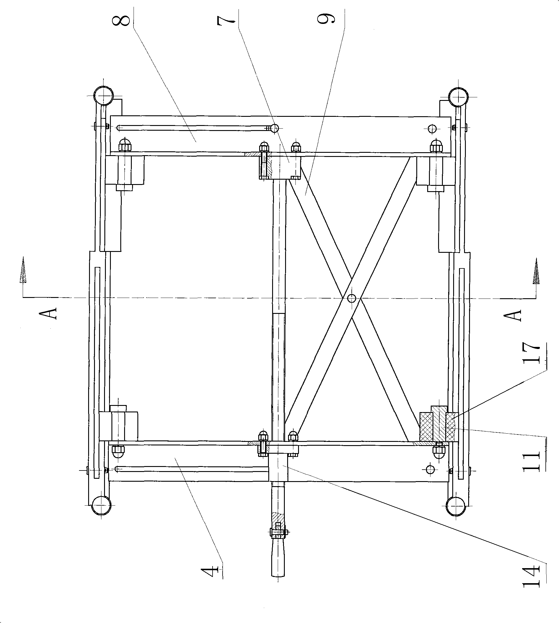 Manual portable wheelchair lifting device