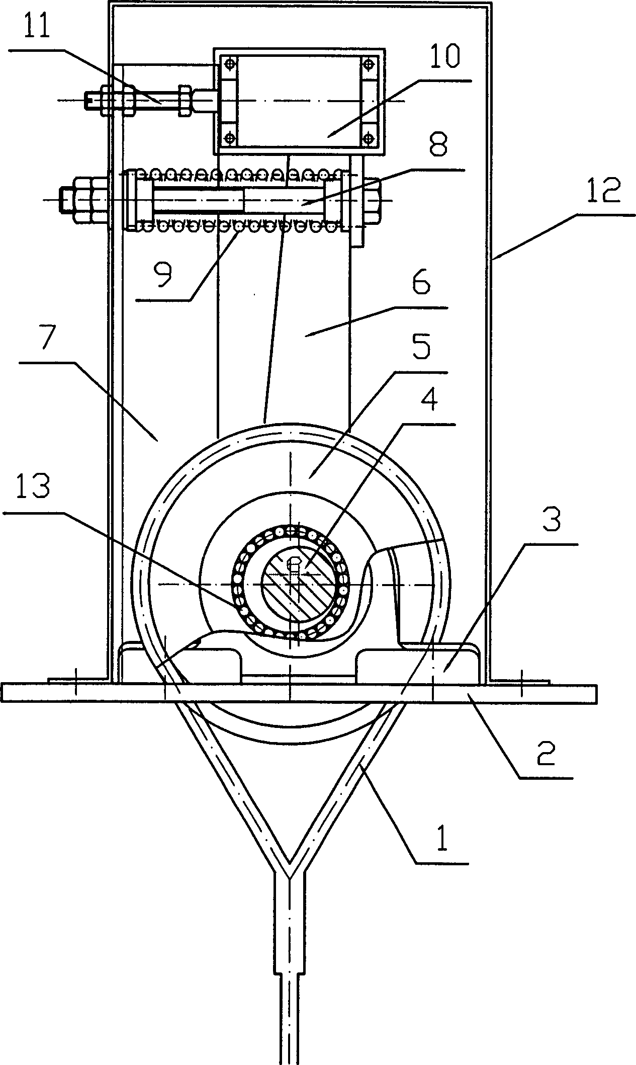 Eccentric type control device