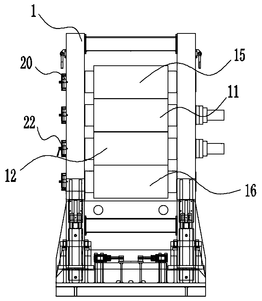 Continuous casting and rolling device for steel and nonferrous metal