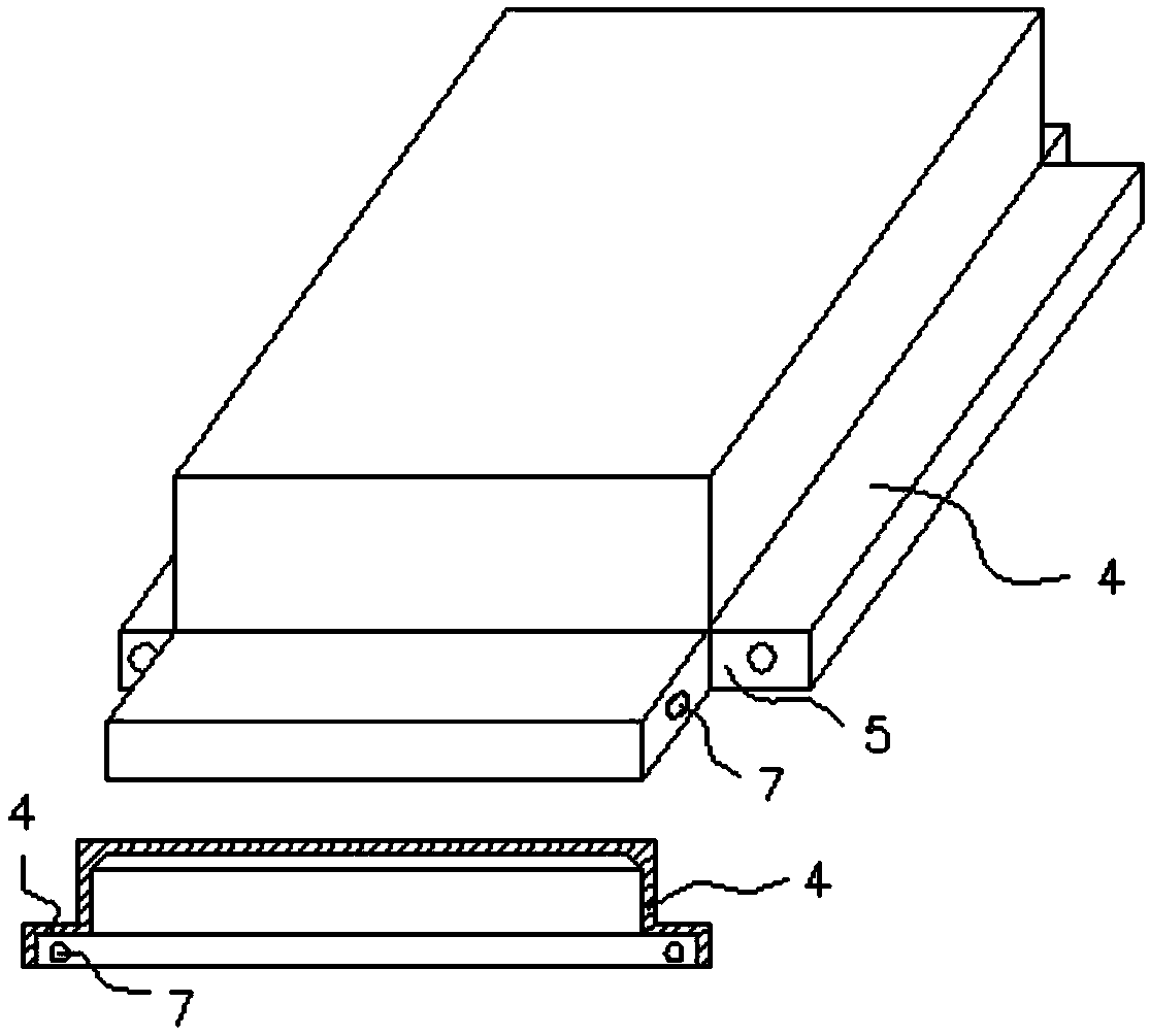 Cover die for construction of composite-section ribbed floor and construction method thereof