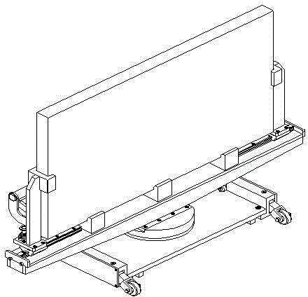 Fixture for detecting errors of transmission wave surface of large-sized neodymium glass plate