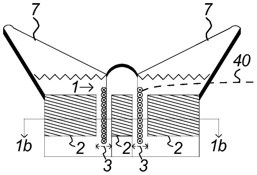 A loudspeaker, and a voice coil driving system and driving method for the loudspeaker