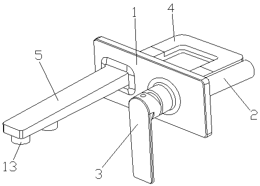 Tap with atomizing sprayer and having function of sterilizing, for intelligent kitchen