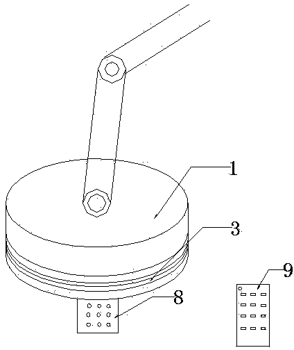 Operation shadowless lamp capable of stably moving electric scalpels with different sizes