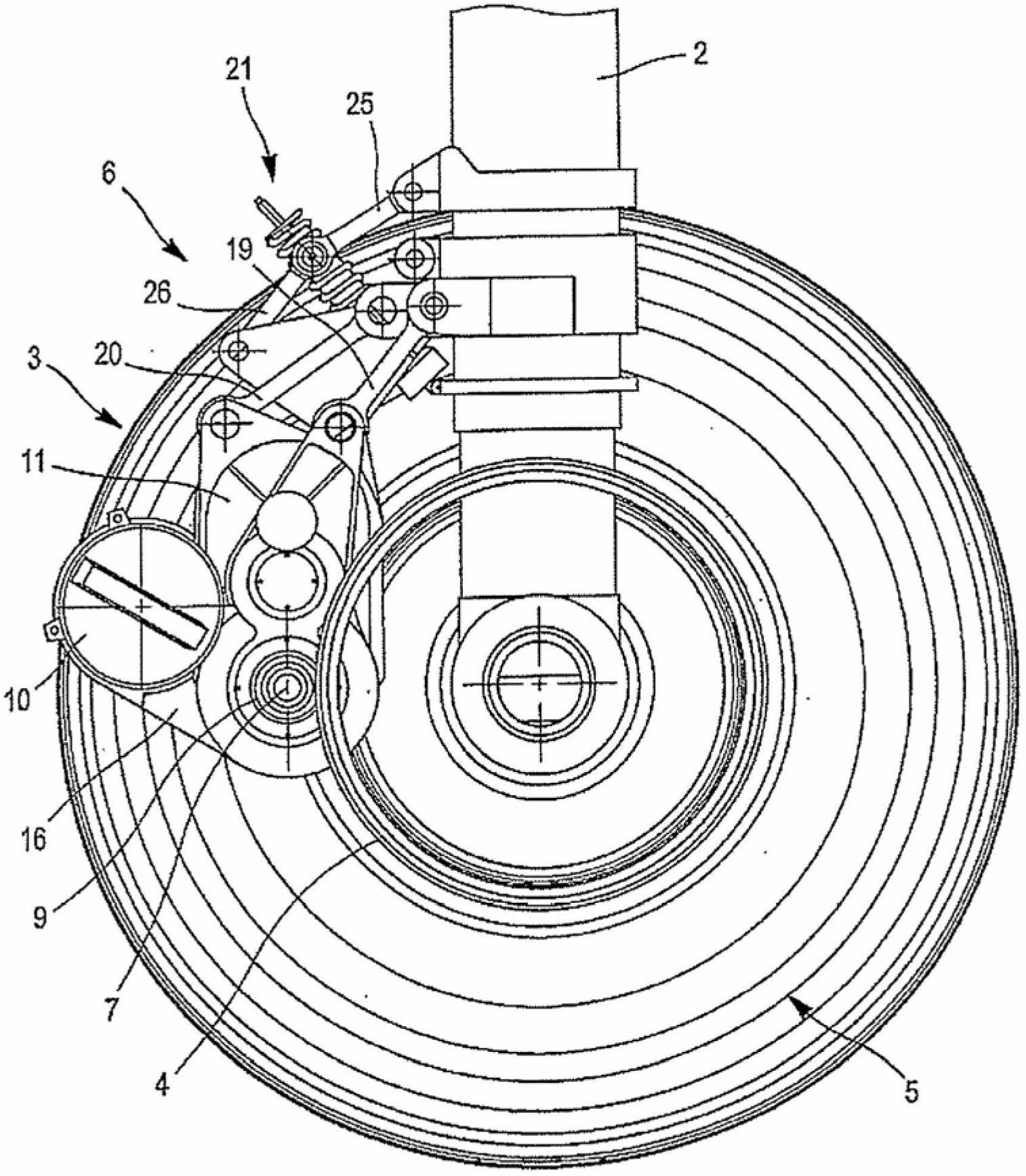 System for motorising a wheel connected to a suspension