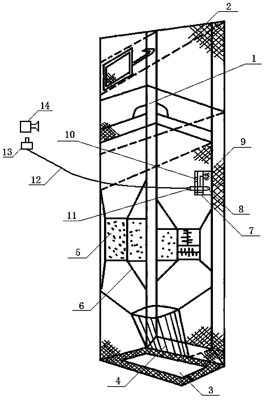 Acoustic-sonic visual cage for catching of Chinese softshell turtle