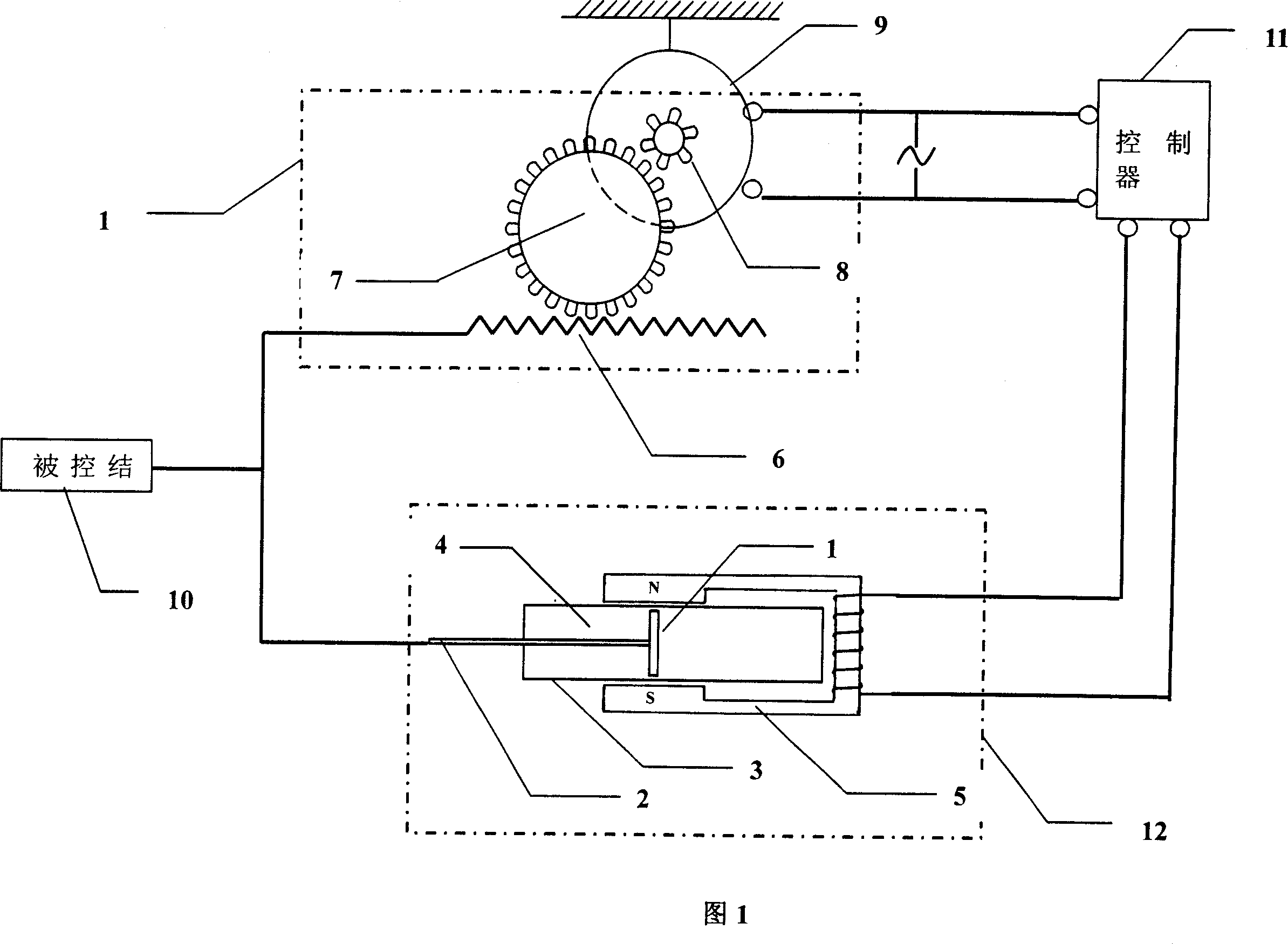 Self-power-supply magnetorheological intelligent vibration damping device