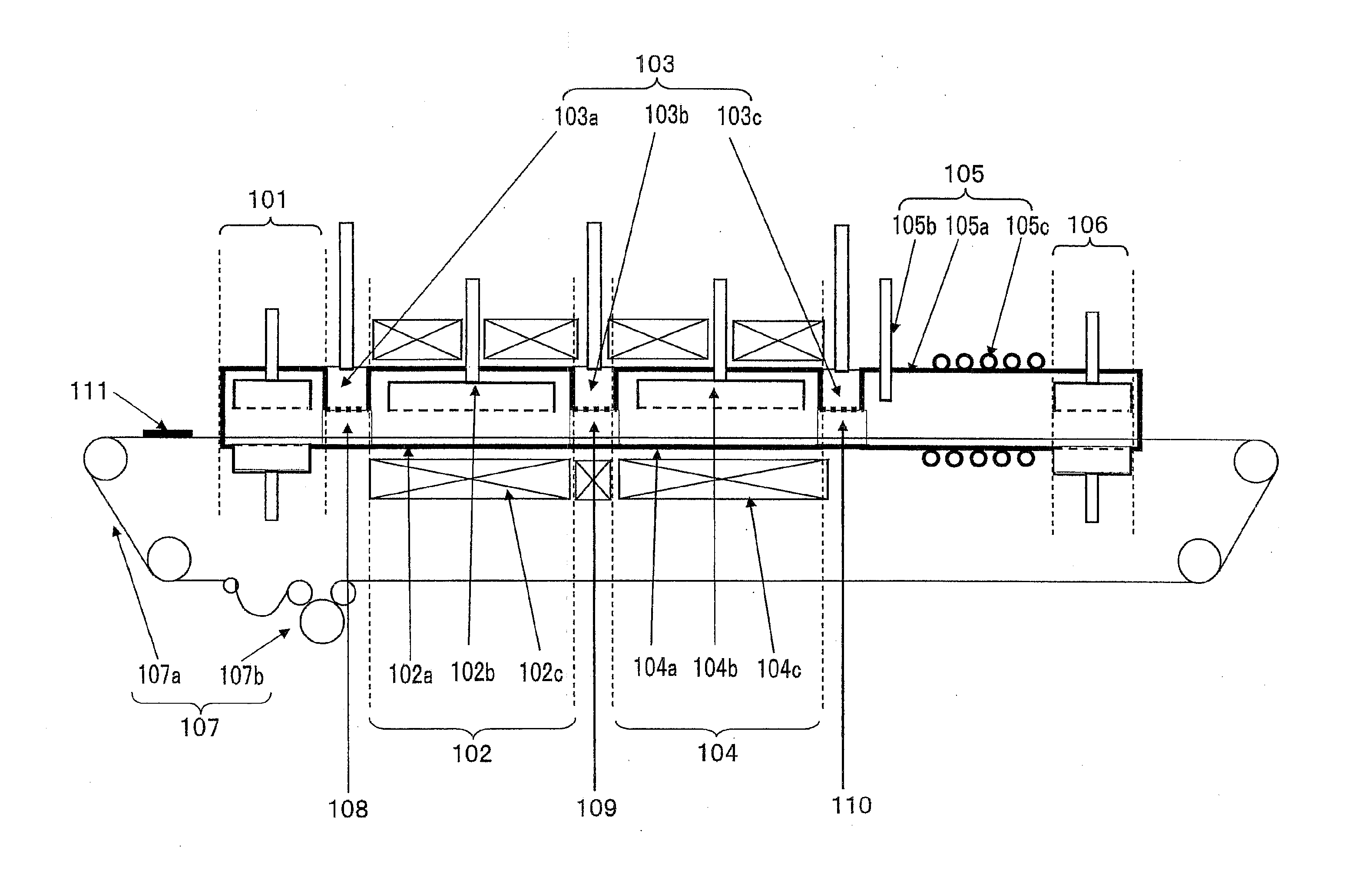 Apparatus and method for producing aligned carbon-nanotube aggregates