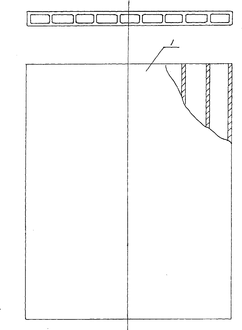 Method and device of reducing wall thickness of going-to-the-sun surface of ceramic solar panel