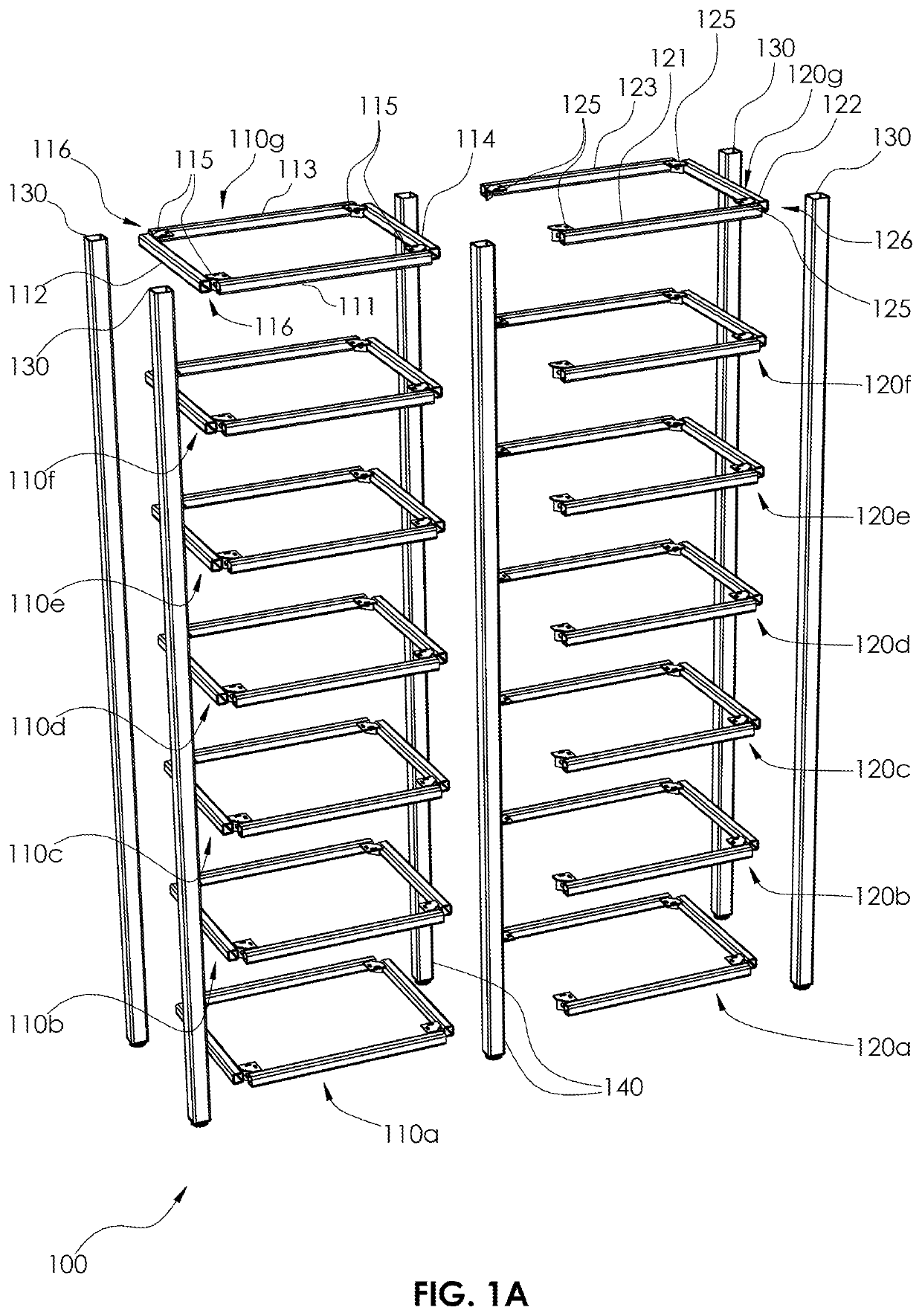 Kit of parts for a kitchen unit