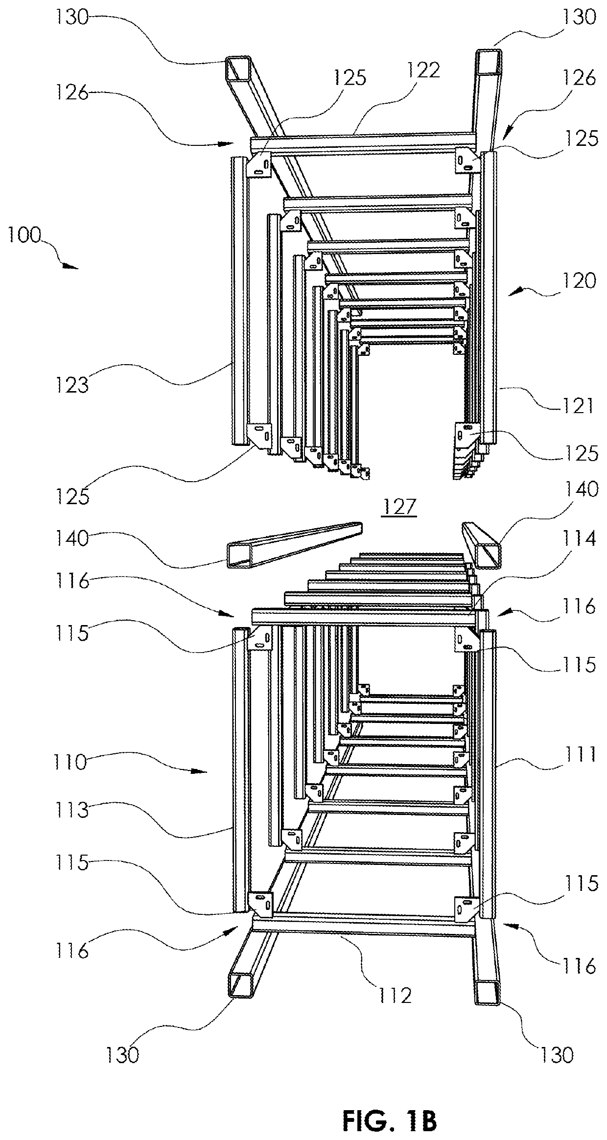 Kit of parts for a kitchen unit