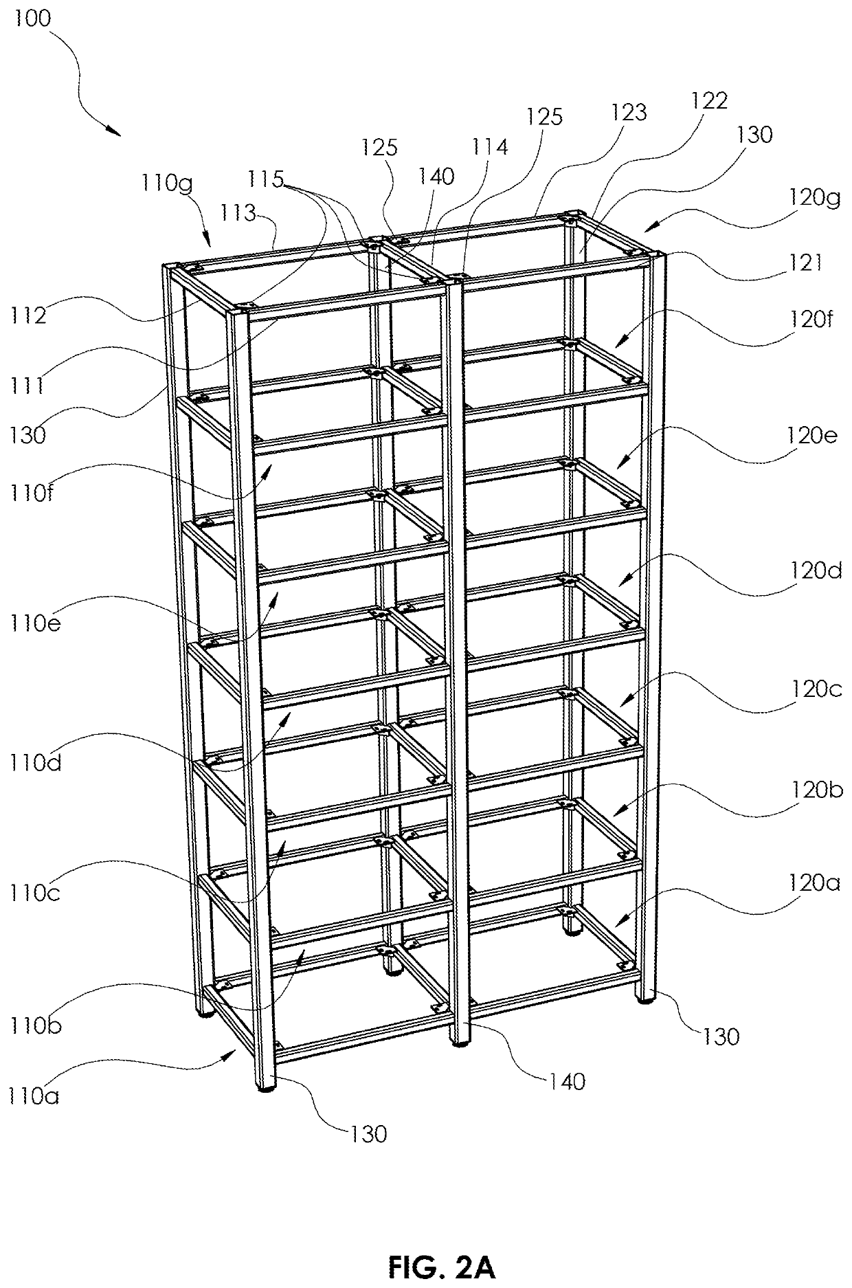 Kit of parts for a kitchen unit