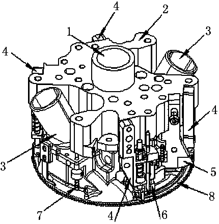 Tying device for hosiery circular knitting machine