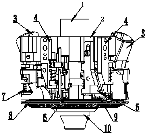 Tying device for hosiery circular knitting machine