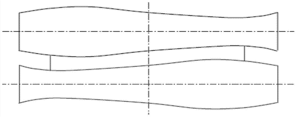 A method for adjusting a six-roll cold rolling mill and the six-roll cold rolling mill