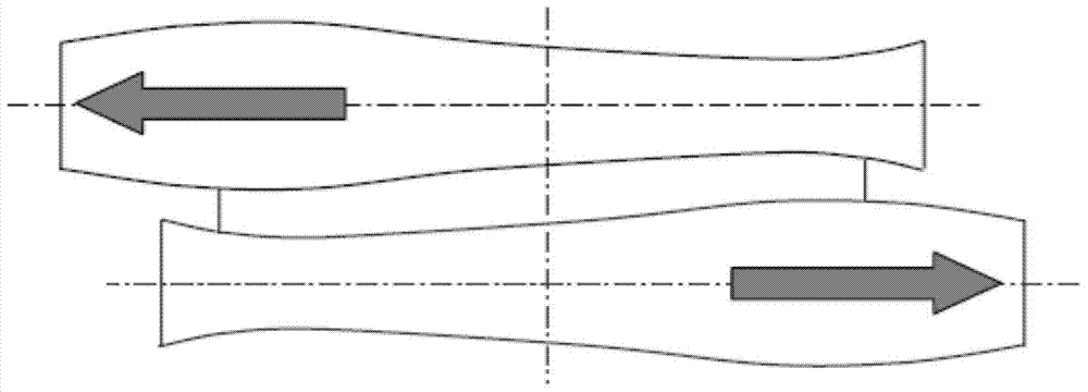 A method for adjusting a six-roll cold rolling mill and the six-roll cold rolling mill