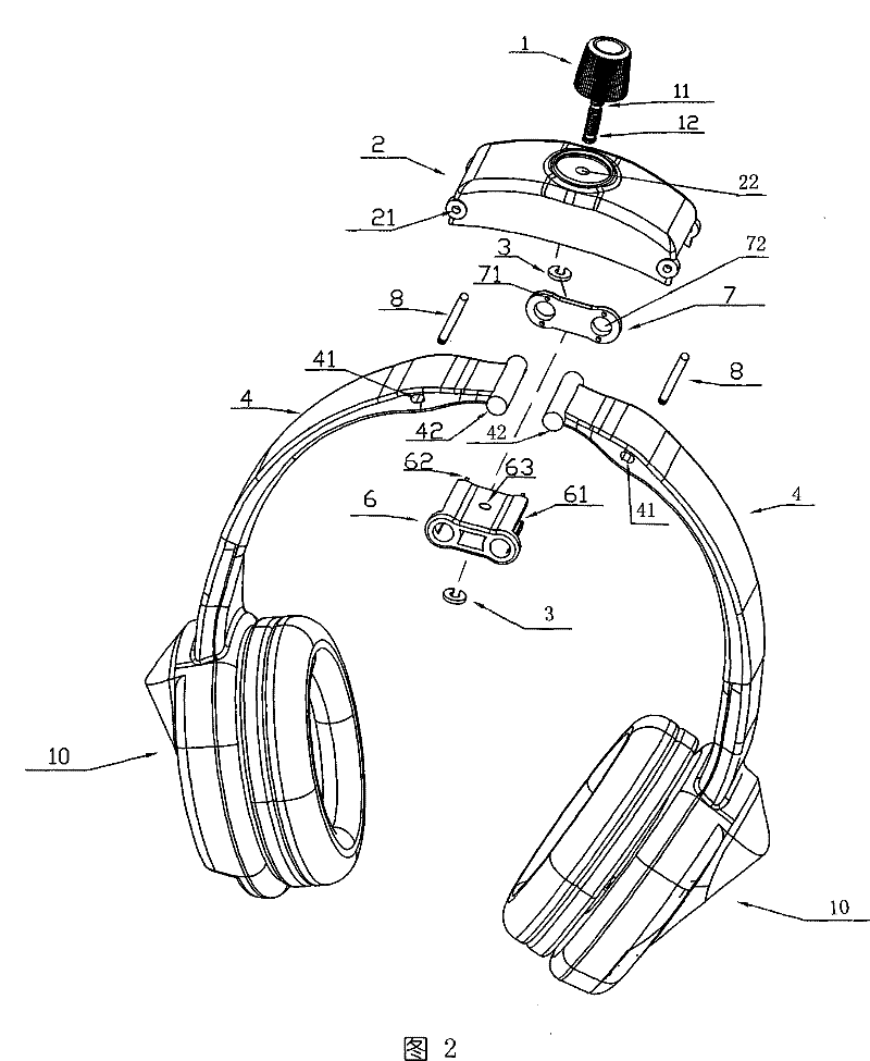 Earphone microphone capable of adjusting clamping force