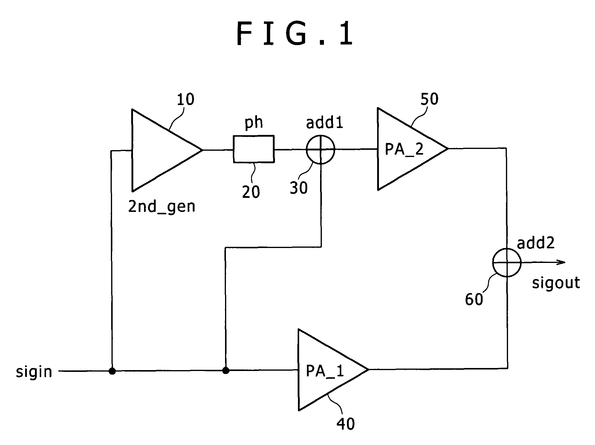 Power amplifier system and mobile phone terminal using same