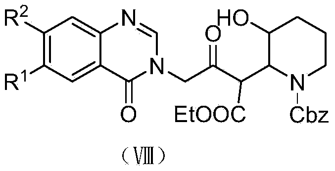 Piperidine derivative, and preparation method and application thereof in preparation of halofuginone