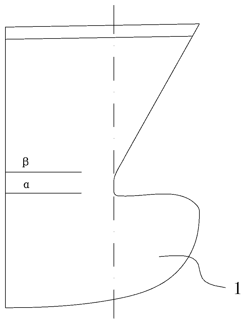 Head structure of container ship