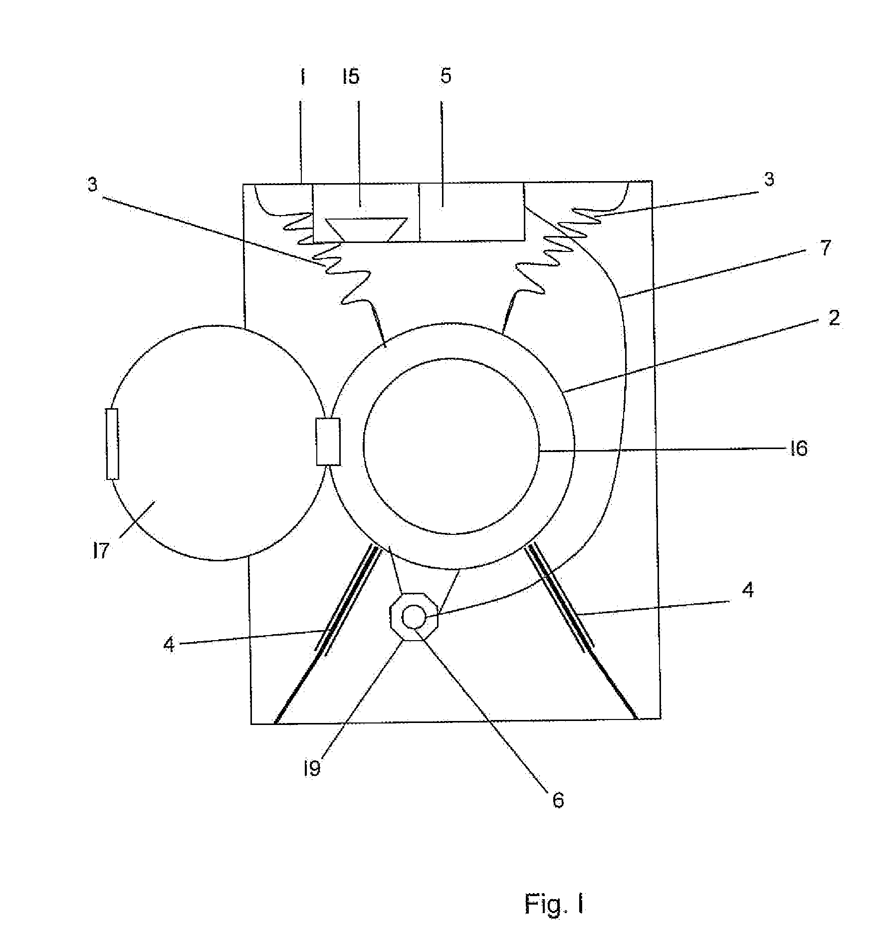 Method of monitoring the rotational movement of a washing machine drum