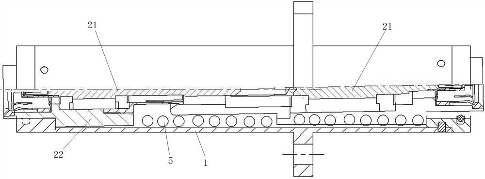 A double-ended floating coaxial radio frequency adapter