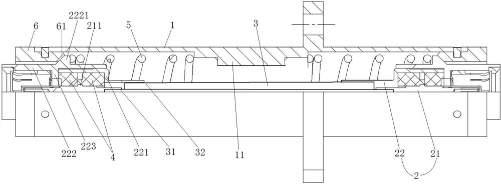 A double-ended floating coaxial radio frequency adapter