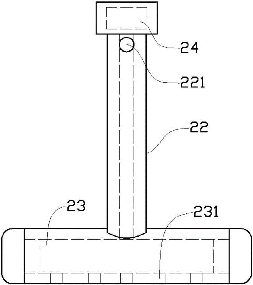 Cotton loosening knocking device