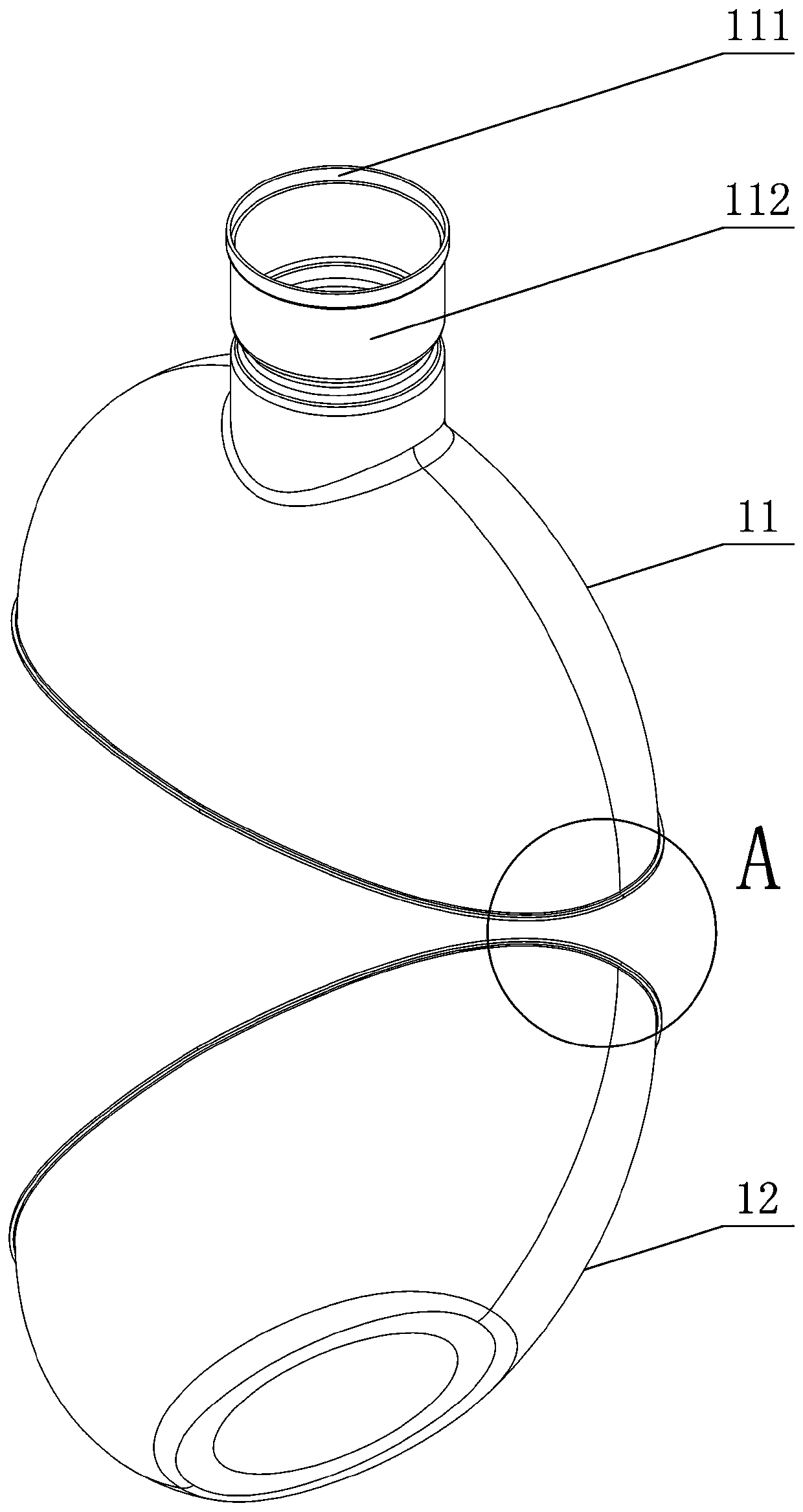 Manufacturing process of double-layer special-shaped flat kettle