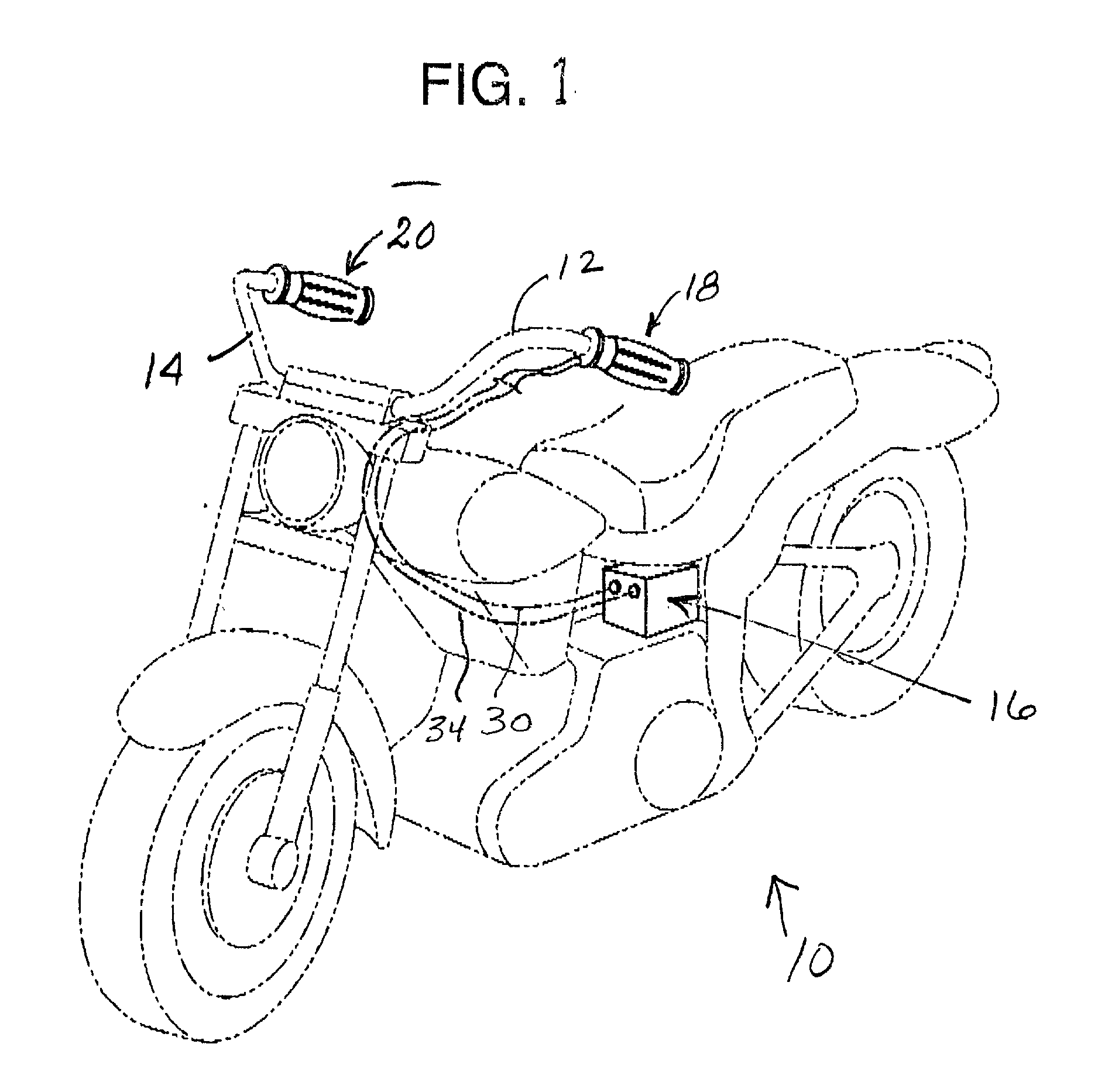 Heated cycle grip