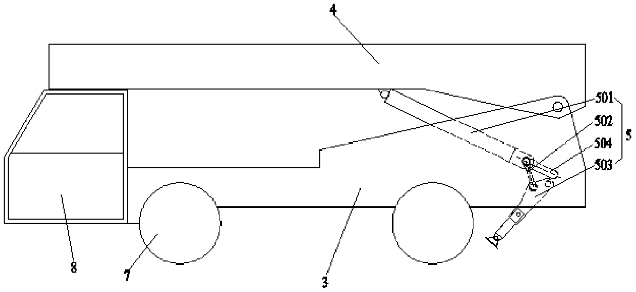 Supporting mechanism and operating vehicle with same