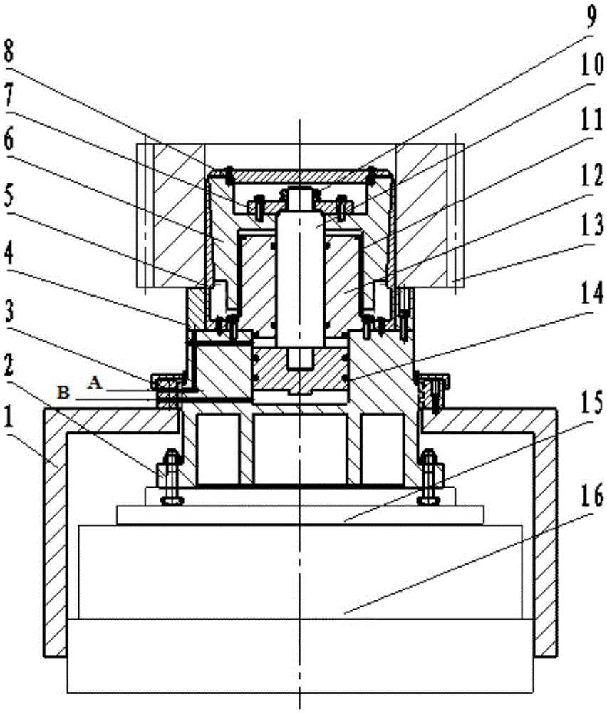 Hydraulic gear grinding clamp capable of rapidly replacing large-size workpieces and clamping method of hydraulic gear grinding clamp