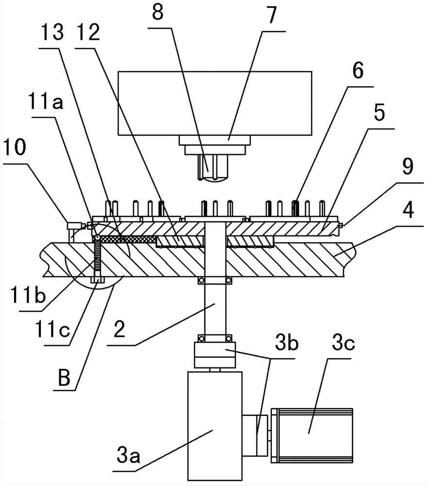 Motor stator core automatic riveting device