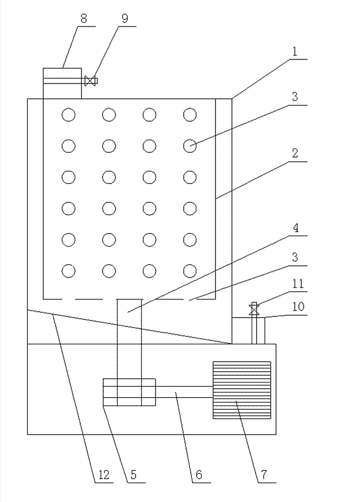 High-temperature water sterilizing device