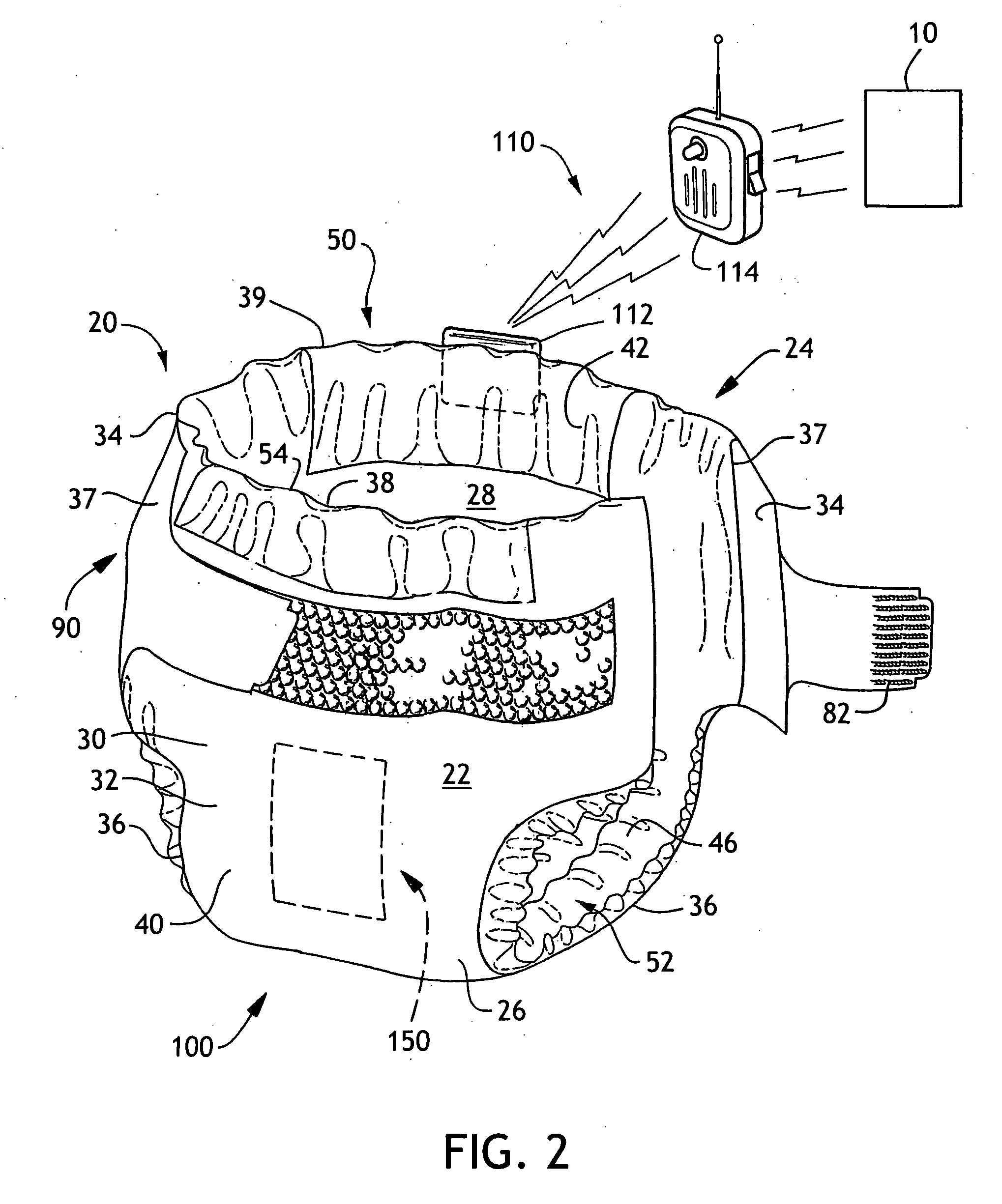 Sensing article for a home automation network