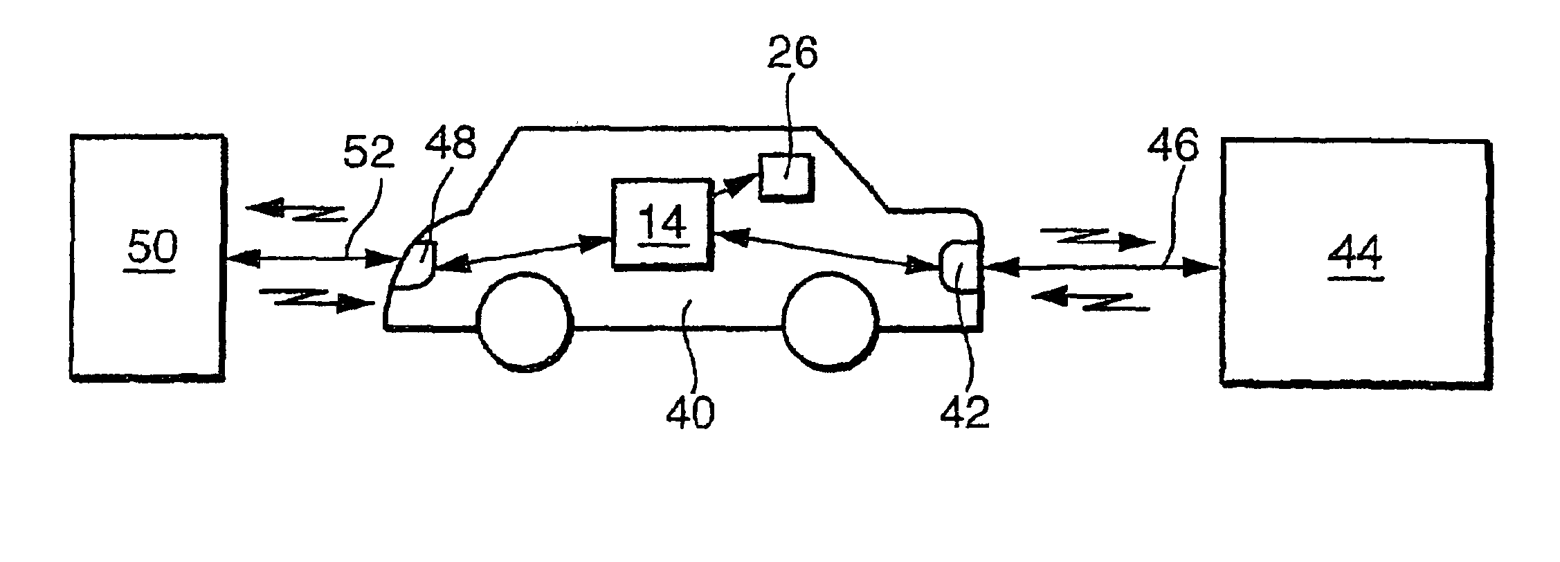 Device for protecting a motor vehicle against theft