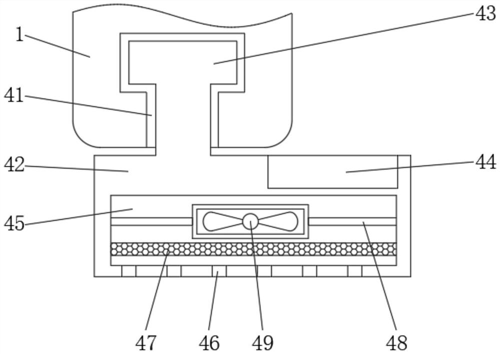 Adjustable English teaching aid and use method