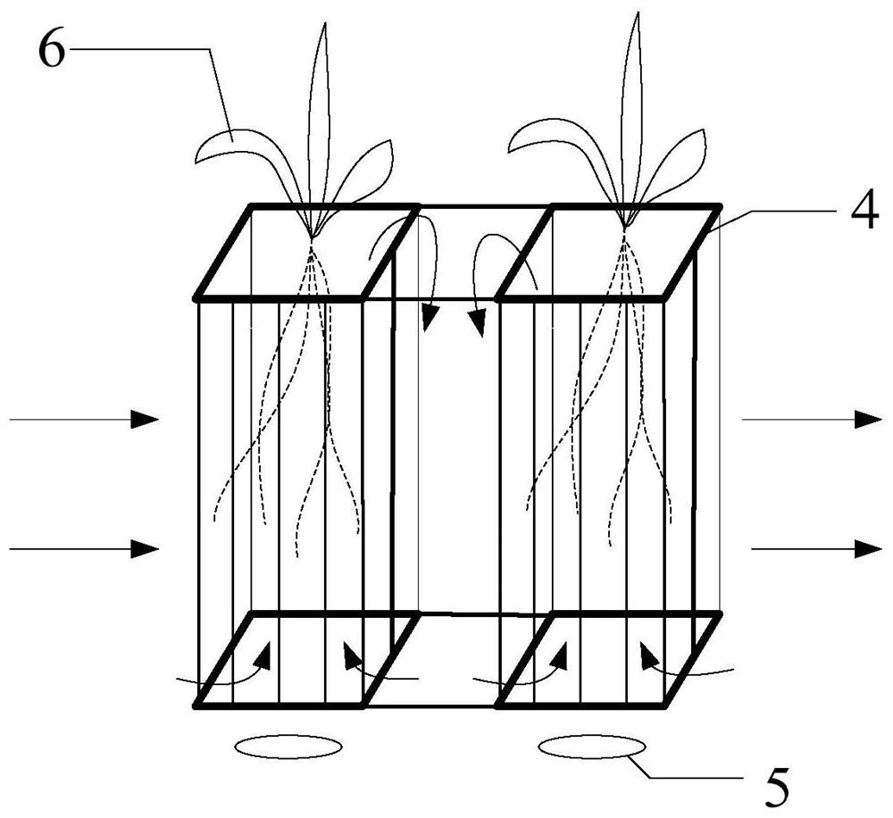 Ecologicalization system based on EBR process and sewage treatment method based on surface water III emission